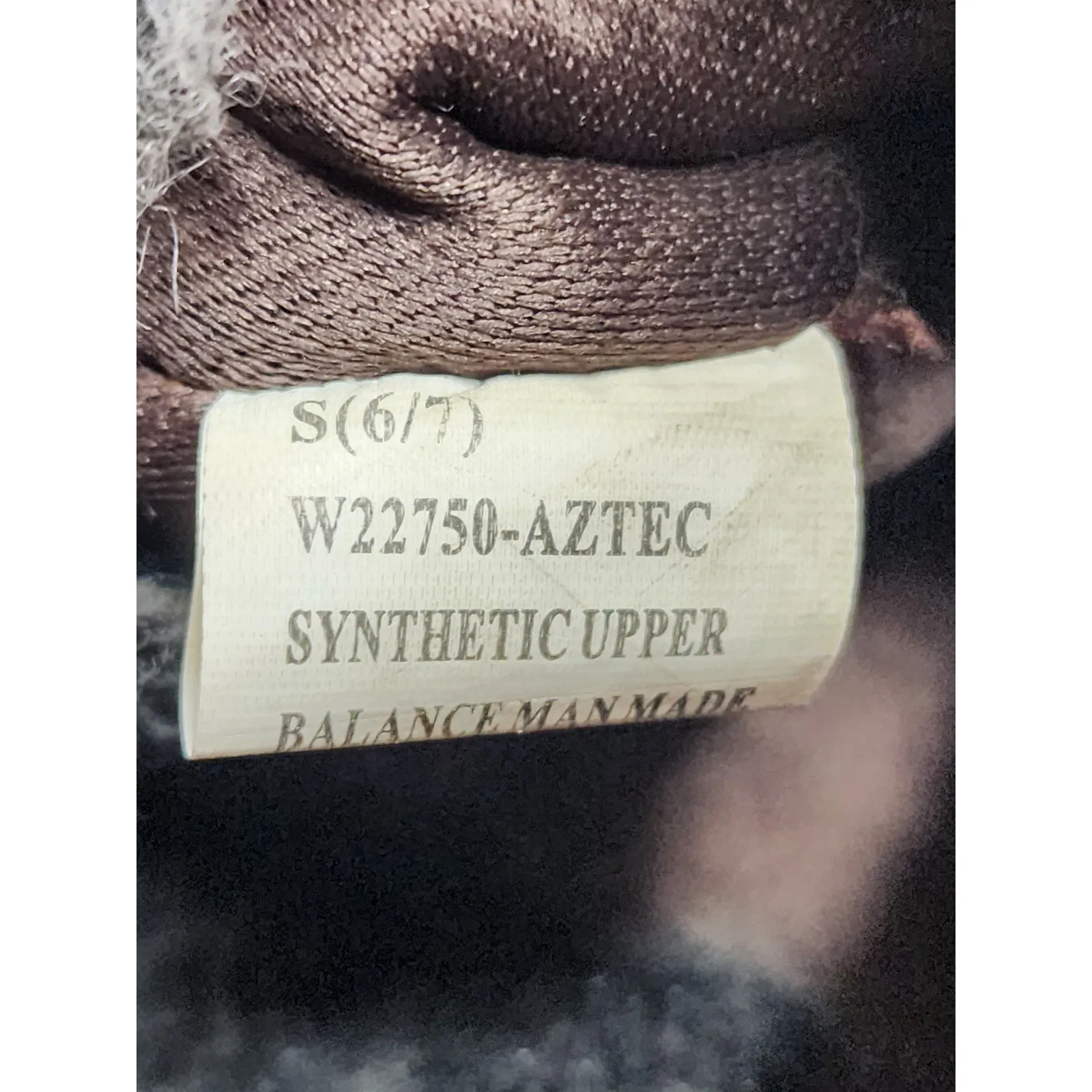 Snow Boots Sale Online Aztec Print Snow Boots Warm Faux Fur Women Size 6/7 Boho Cozy Winter W22750