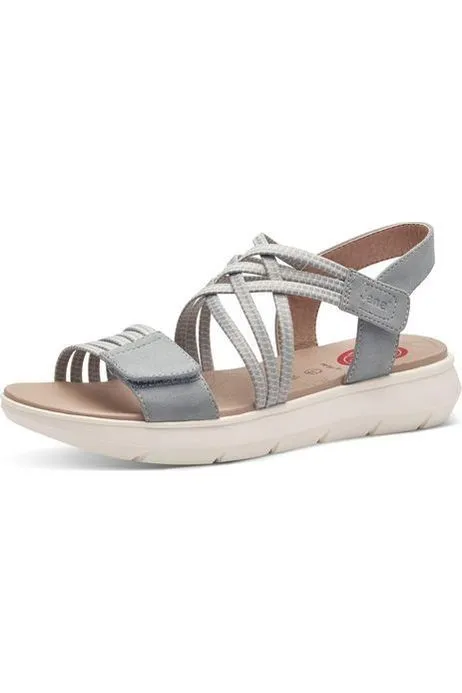Jana 28766 Denim Spring Shine Trendy Beach Footwear