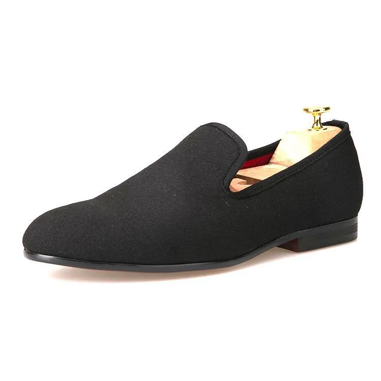 OneDrop Handmade Men Dress Shoes Hemp Slip On Party Wedding Prom Loafers Chunky Loafers Patent