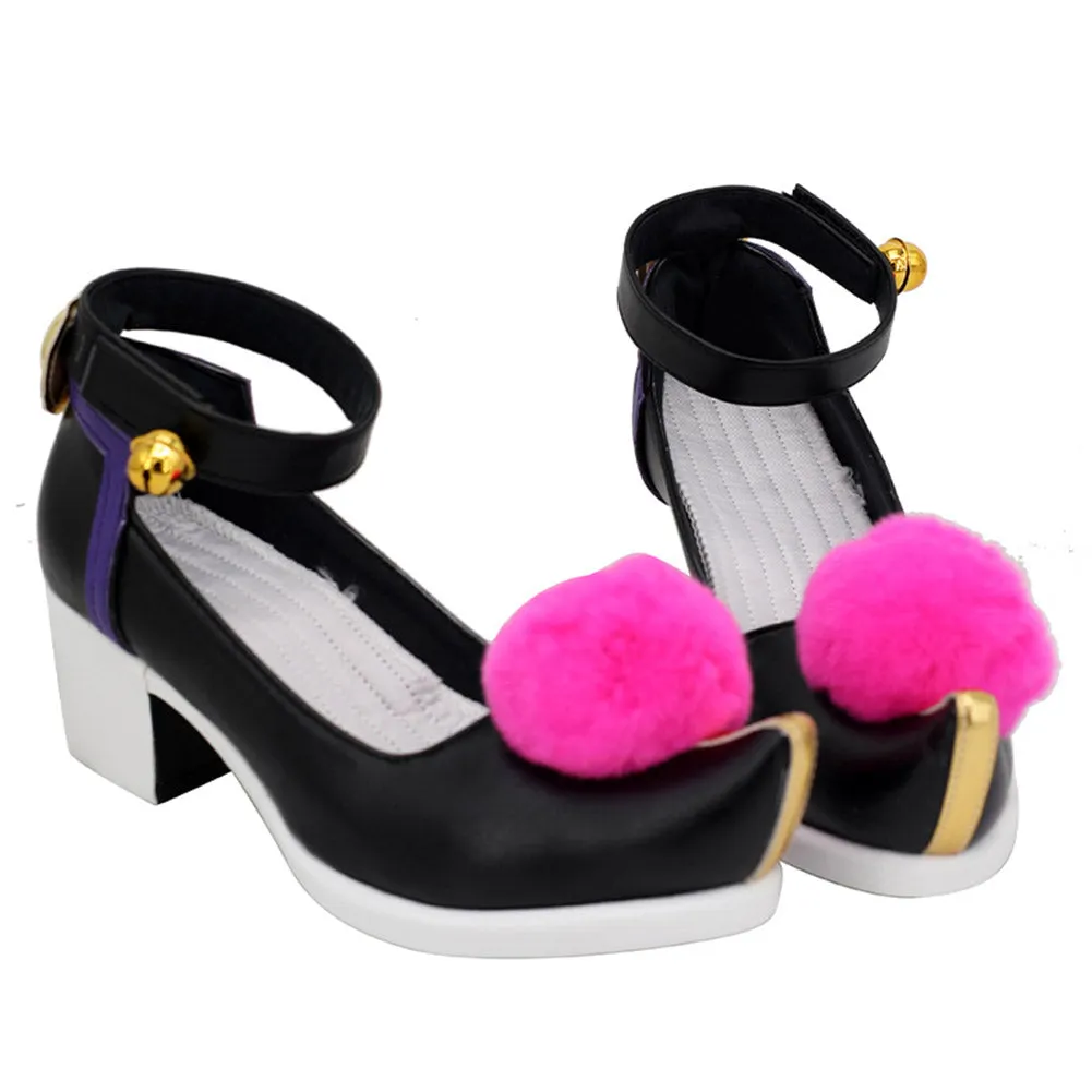 Adidas No Tie Shoes Genshin Impact Qiqi Boots Halloween Costumes Accessory Cosplay Shoes