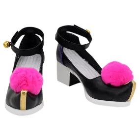 Genshin Impact Qiqi Boots Halloween Costumes Accessory Cosplay Shoes Adidas Japan Shoes On Feet