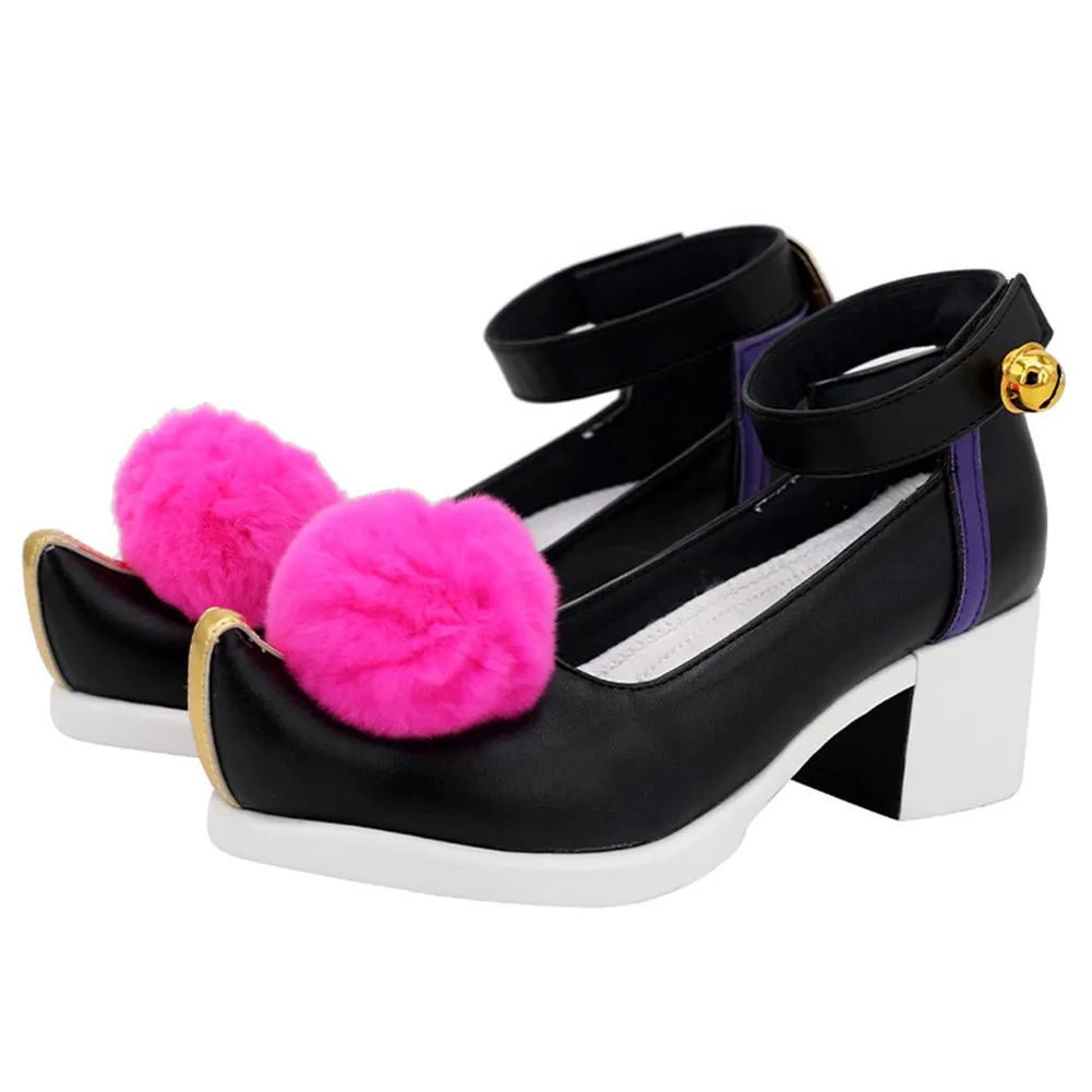 Genshin Impact Qiqi Boots Halloween Costumes Accessory Cosplay Shoes Messi Adidas Shoes