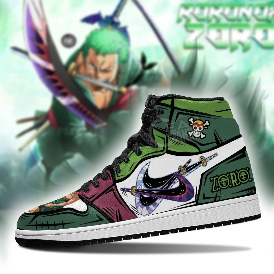 Asics Walking Shoes Zoro Three Swords Sneakers Custom Santoryu OP Shoes