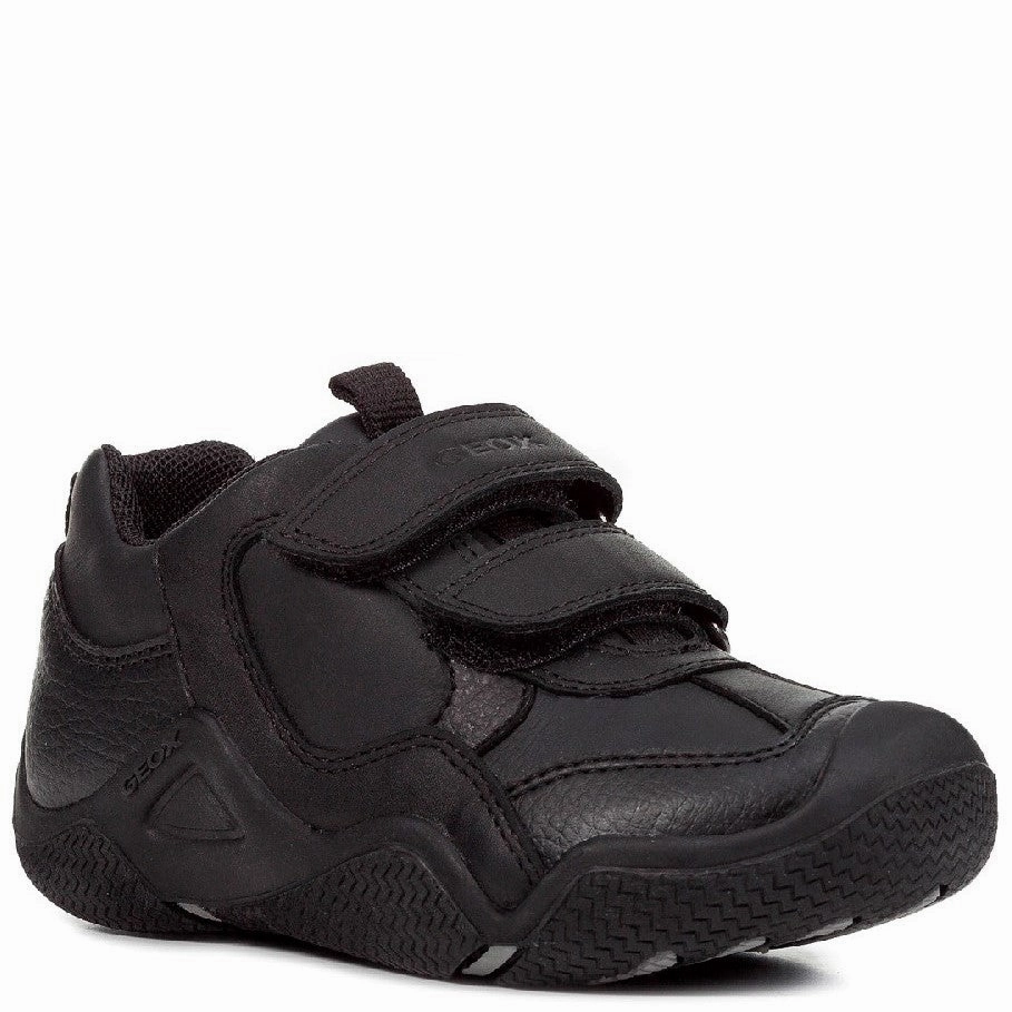 Geox J Wader A Touch Fastening Junior School Shoes Modern Touch