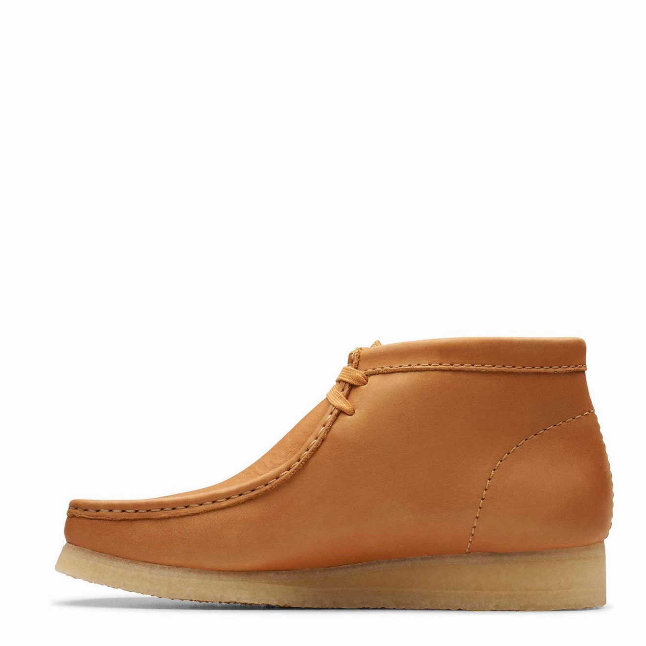 Clarks Originals Wallabee Boot Mid Tan Leather Mesh Layer