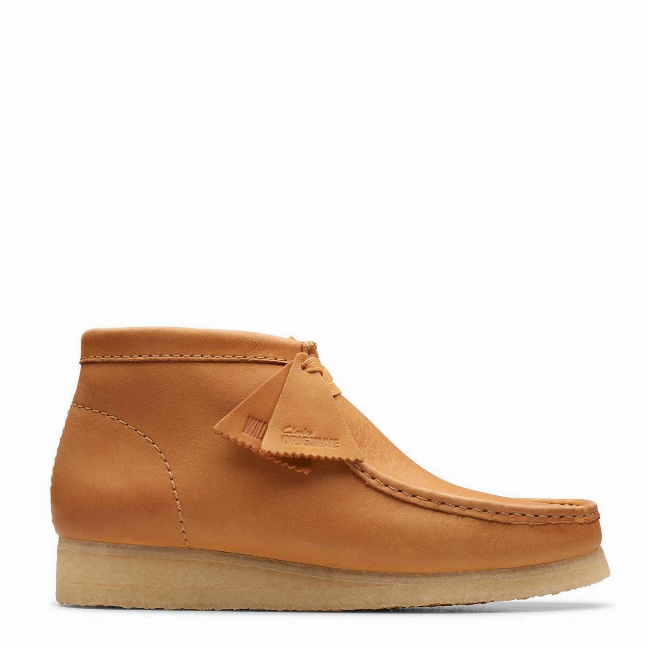Flower Field City View Clarks Originals Wallabee Boot Mid Tan Leather