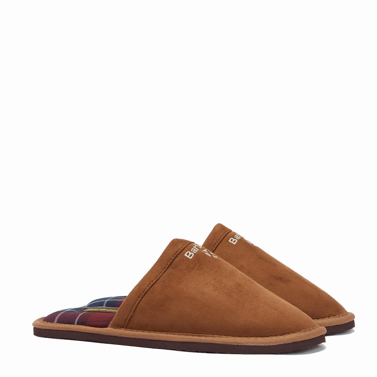 Barbour Everitt Mule Slipper Camel Morning Glow Family Time