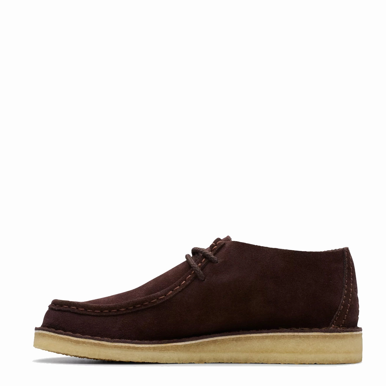 Clarks Originals Desert Nomad Deep Brown Suede Modern Classic Design