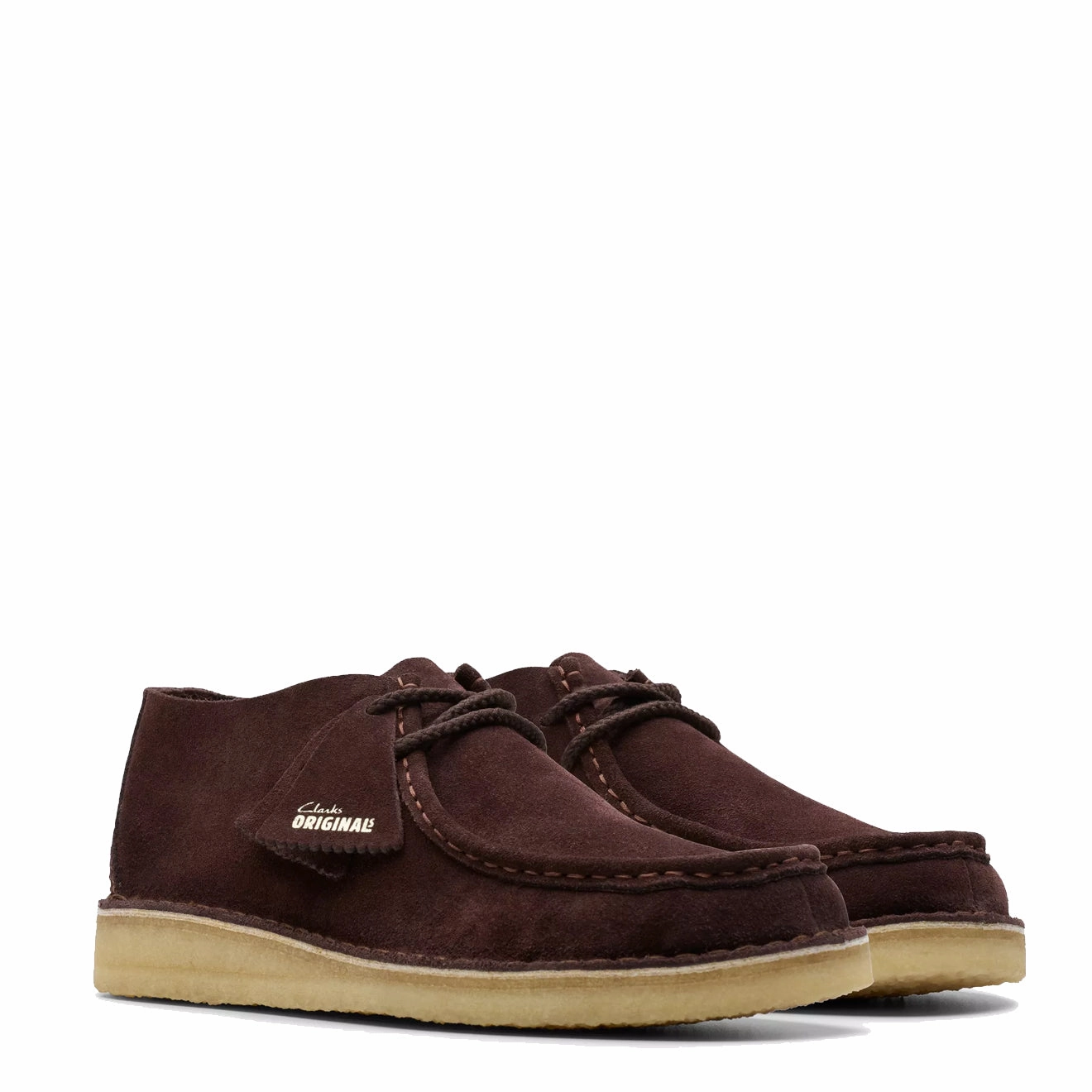 Clarks Originals Desert Nomad Deep Brown Suede Field Step molded