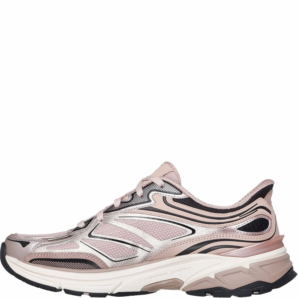 aerobic dancers' shoes secure fastening shoes Skechers Stamina Sport Trainer