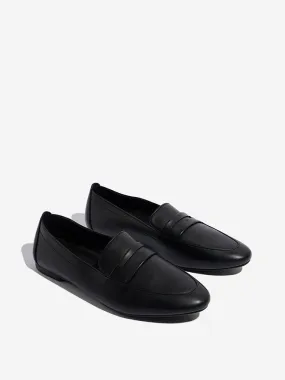Circus Loafers LUNA BLU Black Faux-Leather Loafers
