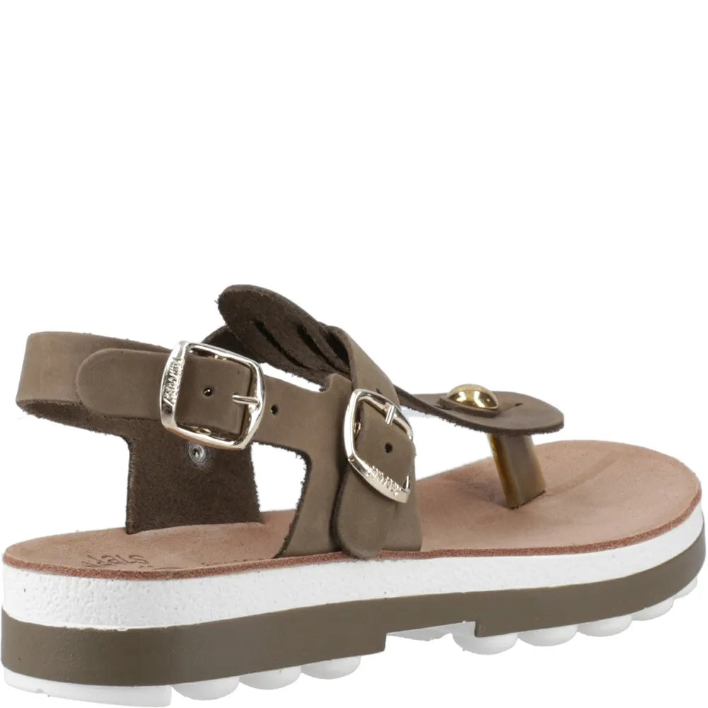 Fantasy Marlena Buckle Up Sandal Pool Day Stylish Open-toe Sandals