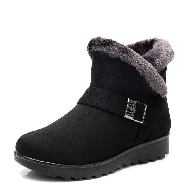 Winter Snow Boots Elegant Snow Boots With Warm Fur Plush For Women