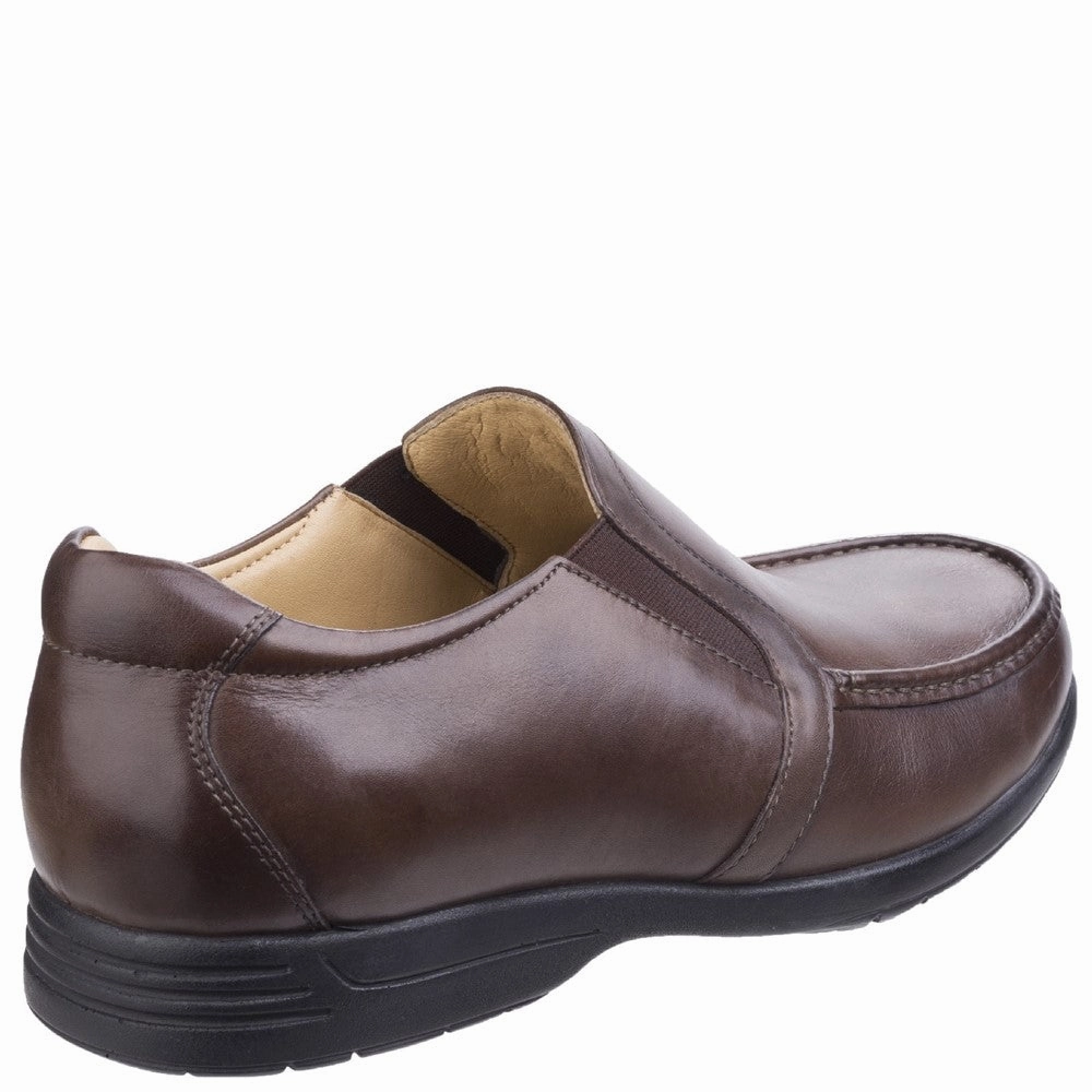 Fleet & Foster Gordon Dual Fit Moccasin Base Shade Leather Soft