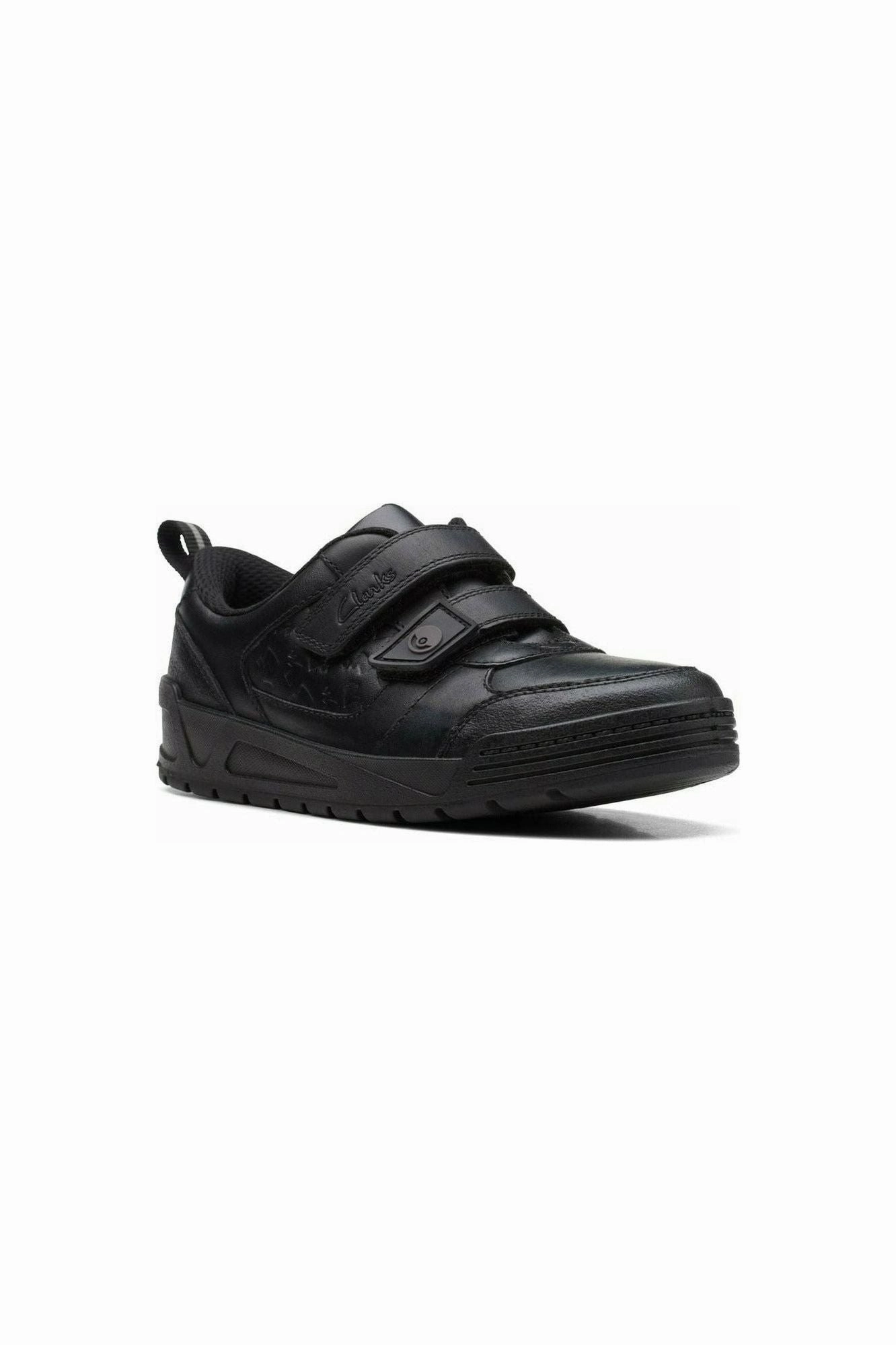 Trendy Appearance Everyday Go Clarks Palmer Mist Older in black leather