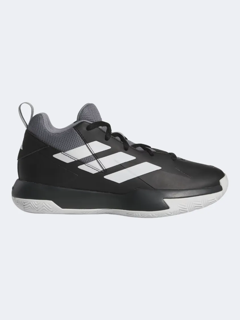 Adidas Cross Em Up Select Gs Basketball Shoes Black/White/Grey Adidas Bunga Shoes