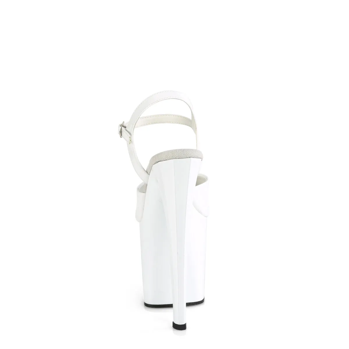 Asics Gel Solution Tennis Shoes ENCHANT-709 Pleaser White Patent Sexy Platform Shoes (Pole Dancing Heels)