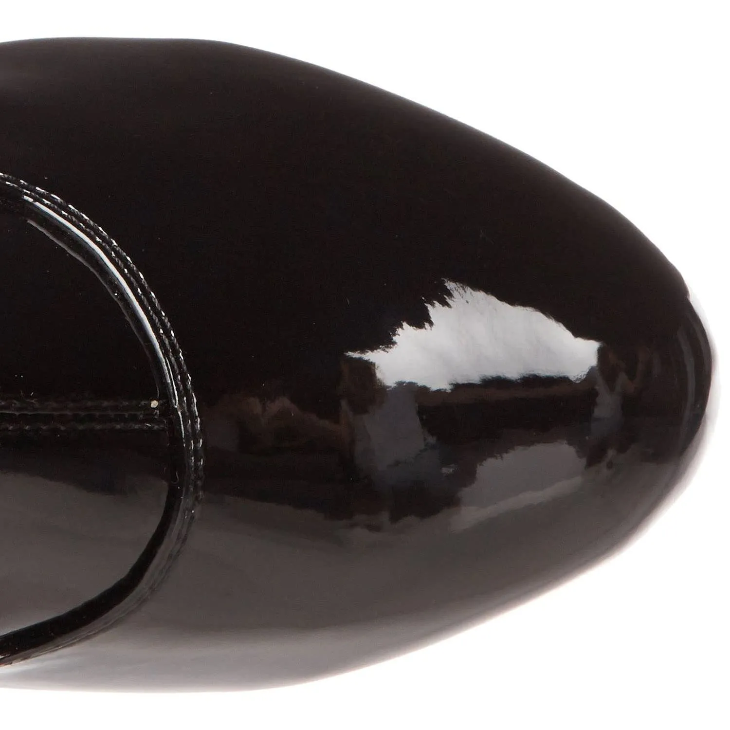 7 Inch Heel ADORE-3063 Black Pat Ariat Work Lace Up Boots