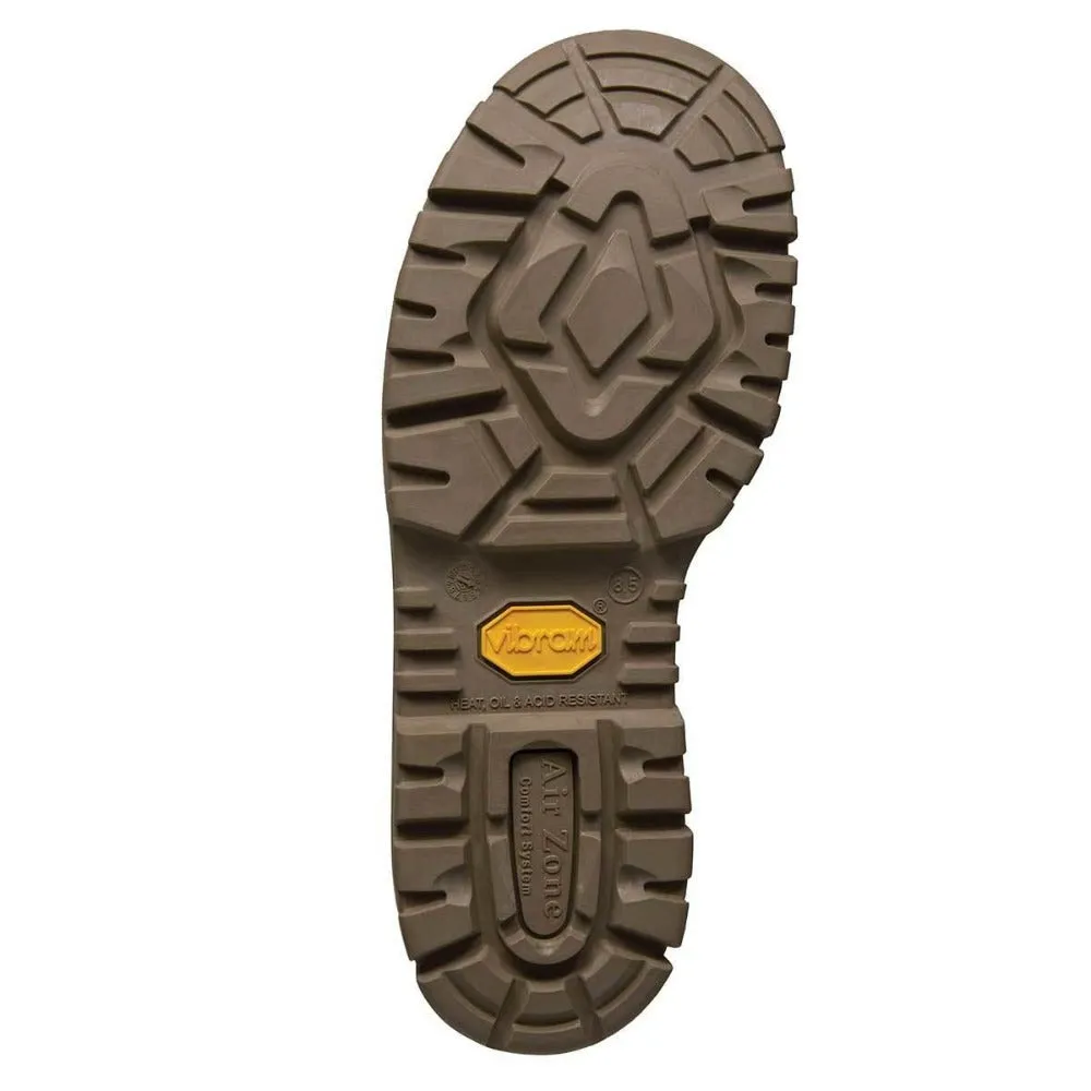 6 Inch Side Zip Work Boots Mongrel 561050 High Leg Zipsider Scuff Cap Work Boots - Wheat