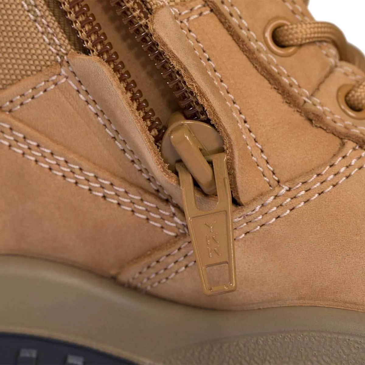 Made In The Usa Work Boots Mongrel 261050 Zipsider Safety Steel Toe Work Boots - Wheat