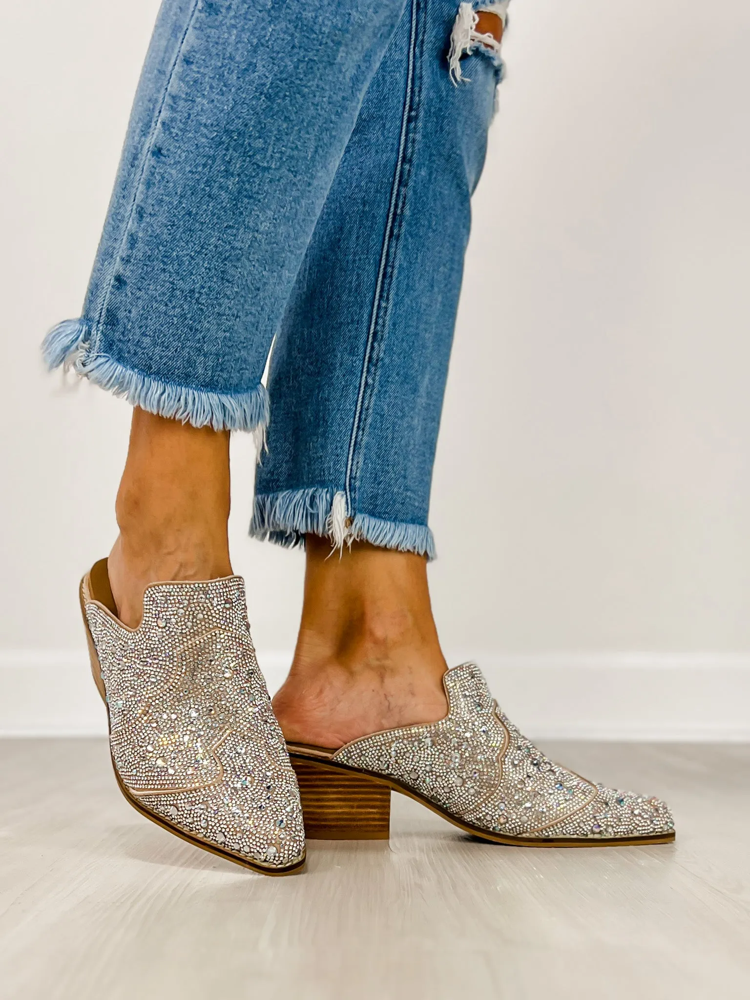 Corkys Tex Mex Boots in CLEAR RHINESTONES Ultraboost Adidas Shoes