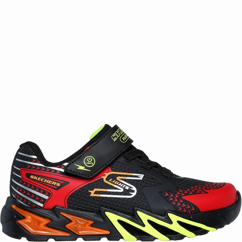 Step Safe Skechers S Lights: Flex-Glow Bolt Shoe