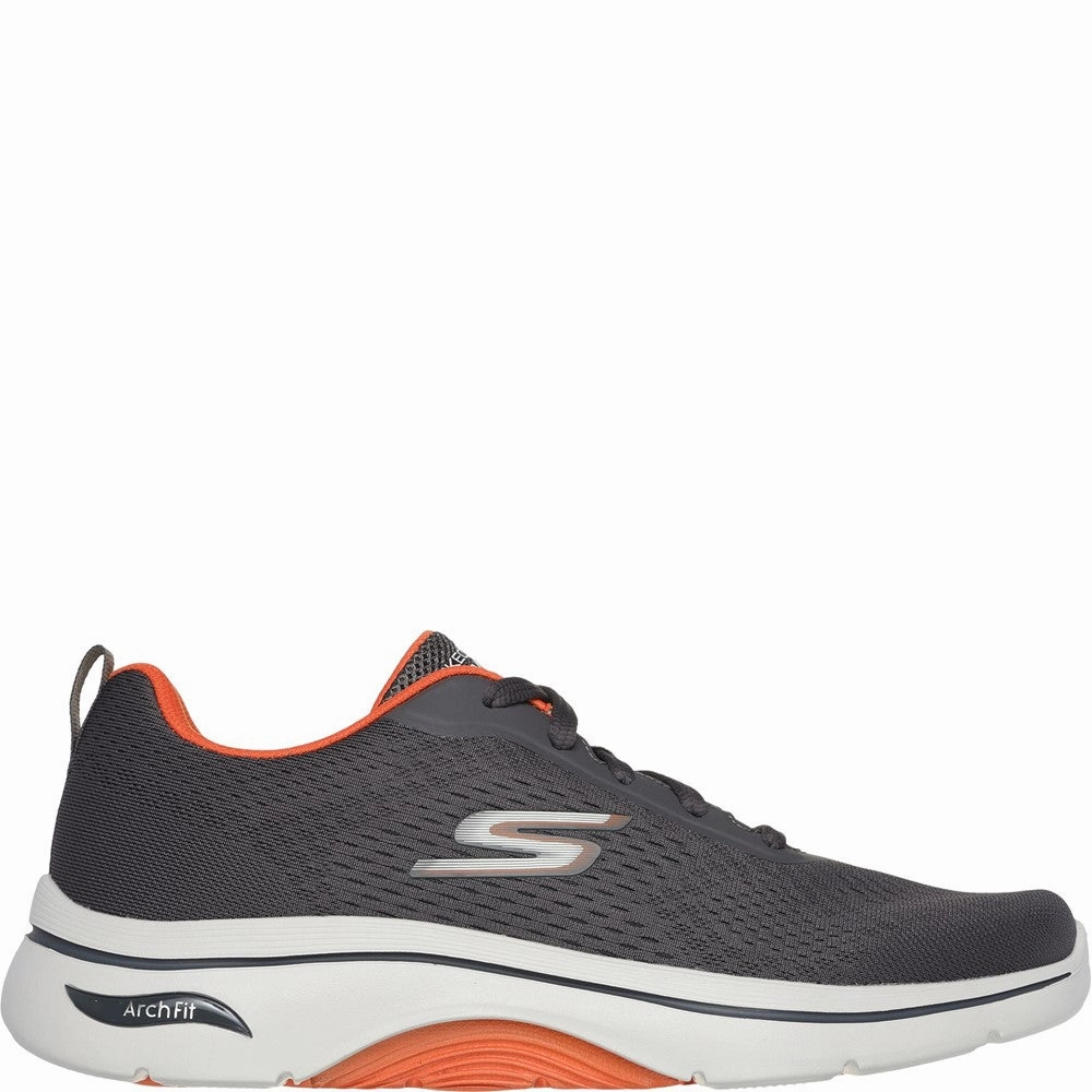 Skechers Go Walk Arch Fit 2.0 Idyllic Trainers Faux Leather Sport Inspired