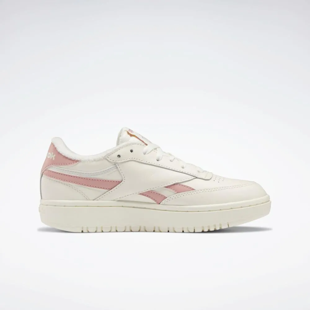 Asics Shoes For Long Standing Reebok Footwear Women Club C Double Shoes CHALK/SMOKEY ROSE/CHALK
