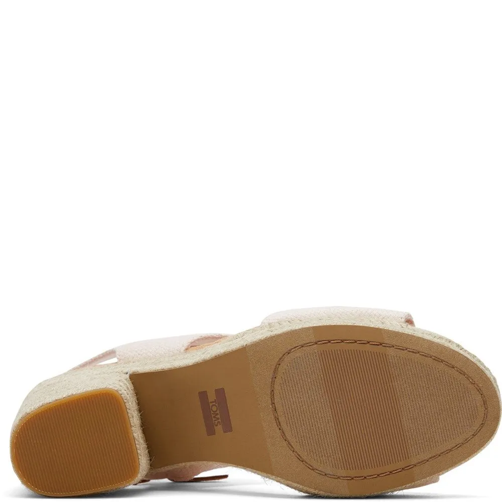 Padded Flexible Flats TOMS Majorca Platform Sandal