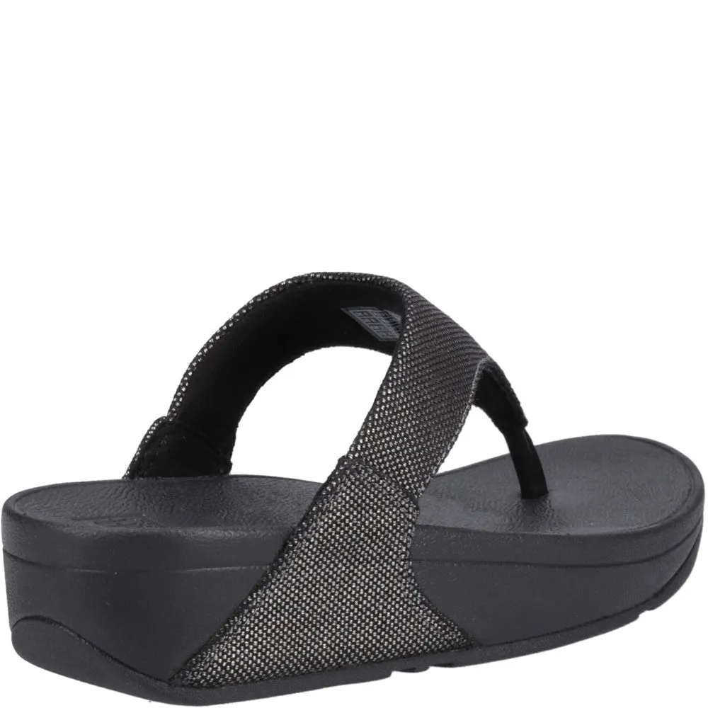 Comfy Flip-flops Fitflop Lulu Glitz Toe Post Sandals