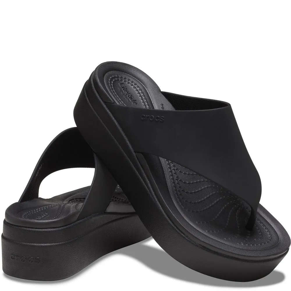 Summer Vibes Breezy Mood Crocs Brooklyn Flip