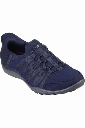 Any Season Skechers Slip Ins Breathe Easy 100593 in navy