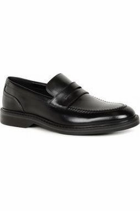 Shock Step Clarks Aldwin Step in Black Leather