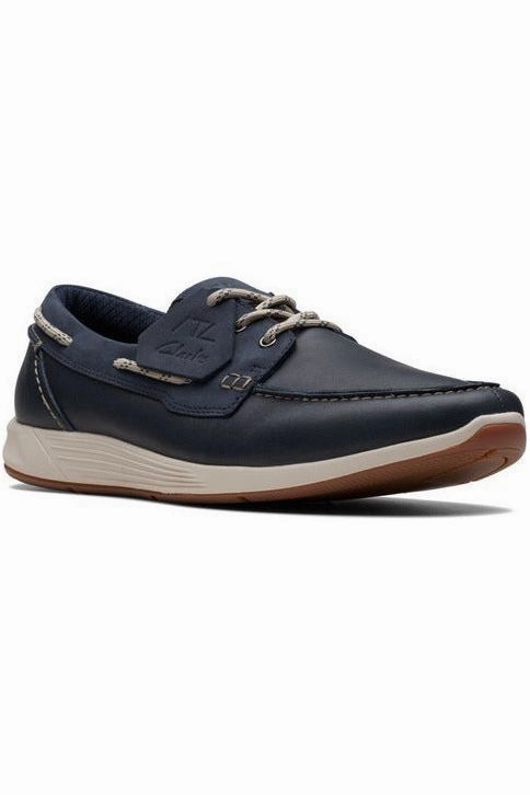 Clarks ATL Sail Go in Navy Pointed Toe Design