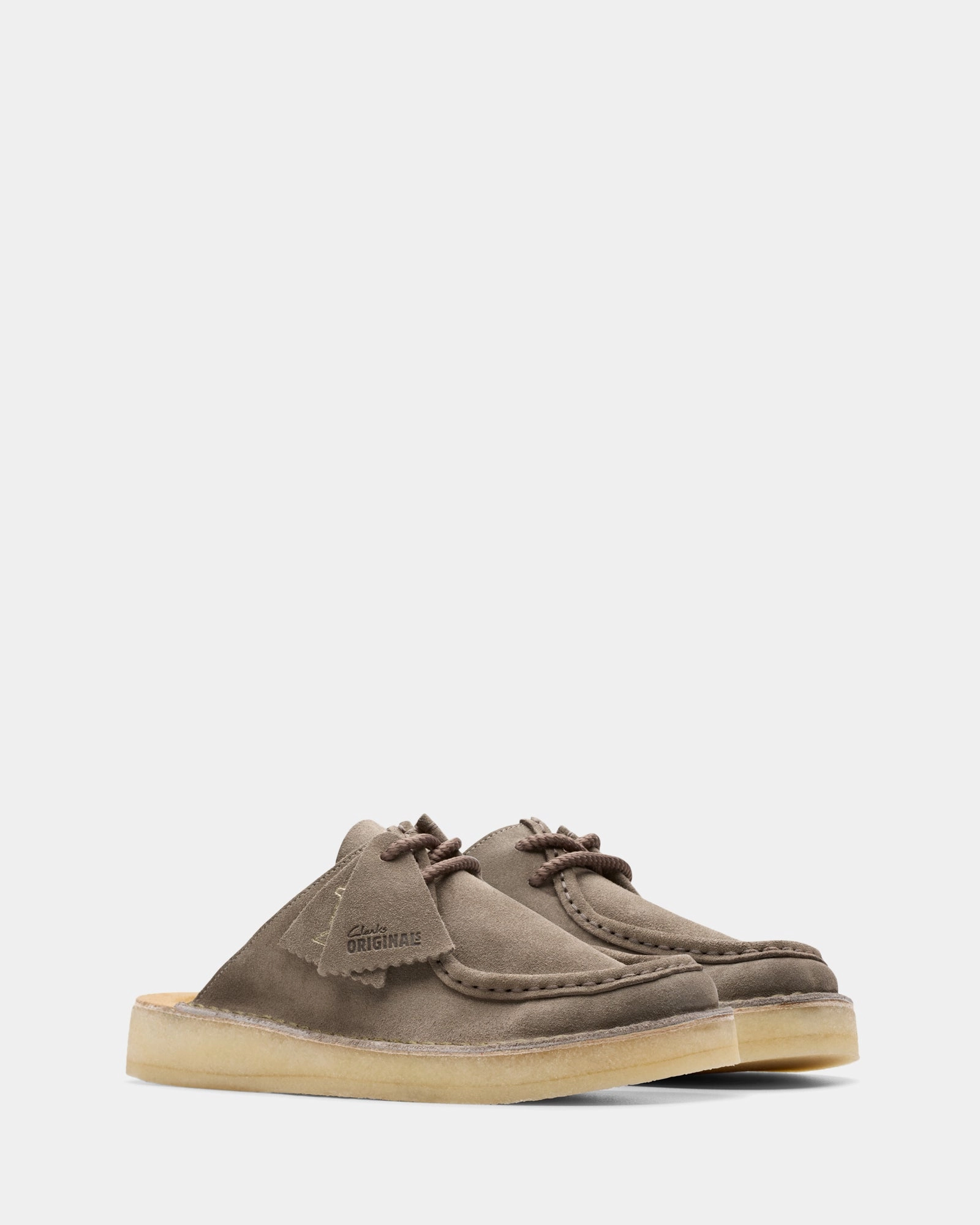 Dsrtnomad Mule (w) Grey/Sage Suede Countryside Walk