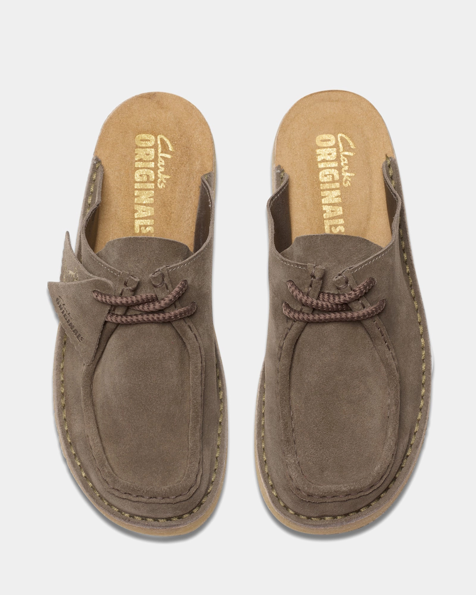 Dsrtnomad Mule (w) Grey/Sage Suede City Stride