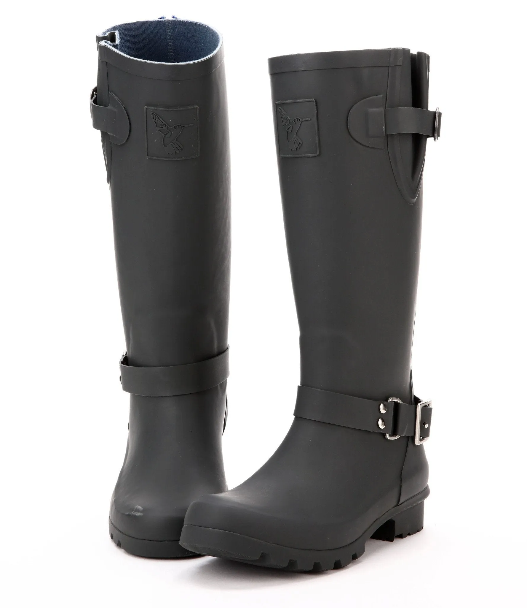Evercreatures Triumph Charcoal Tall Wellies Joules Molly Welly Rain Boot