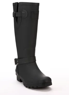 Evercreatures Triumph Charcoal Tall Wellies Rain Boots Made In The Usa