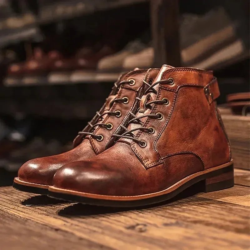 Marco Retro Motorcycle Boots Breathable Boots For Work