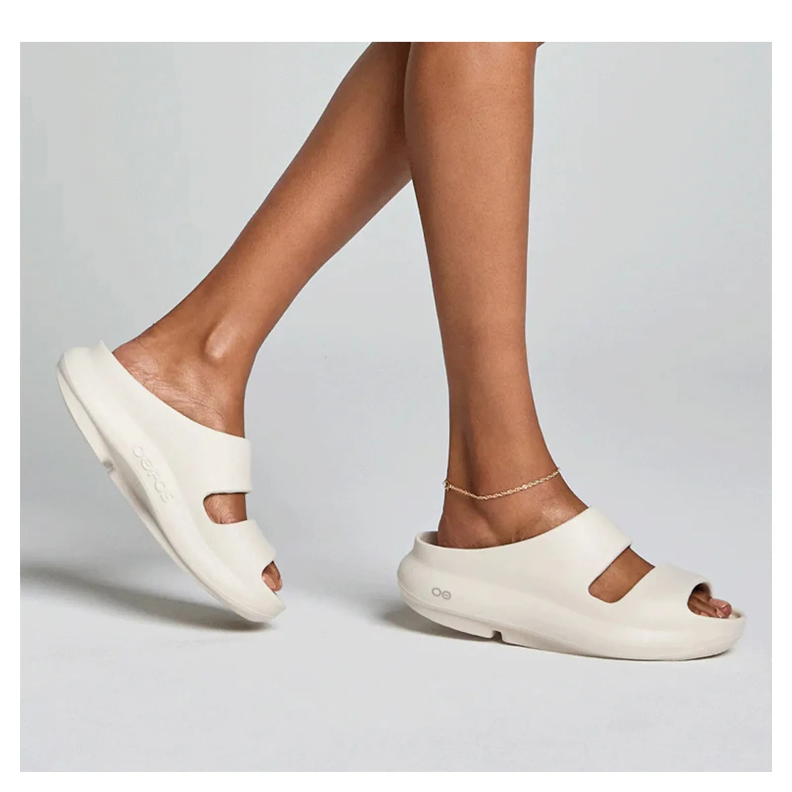 Women's OOfos, OOyea Sandal Strap Design Foot Massage