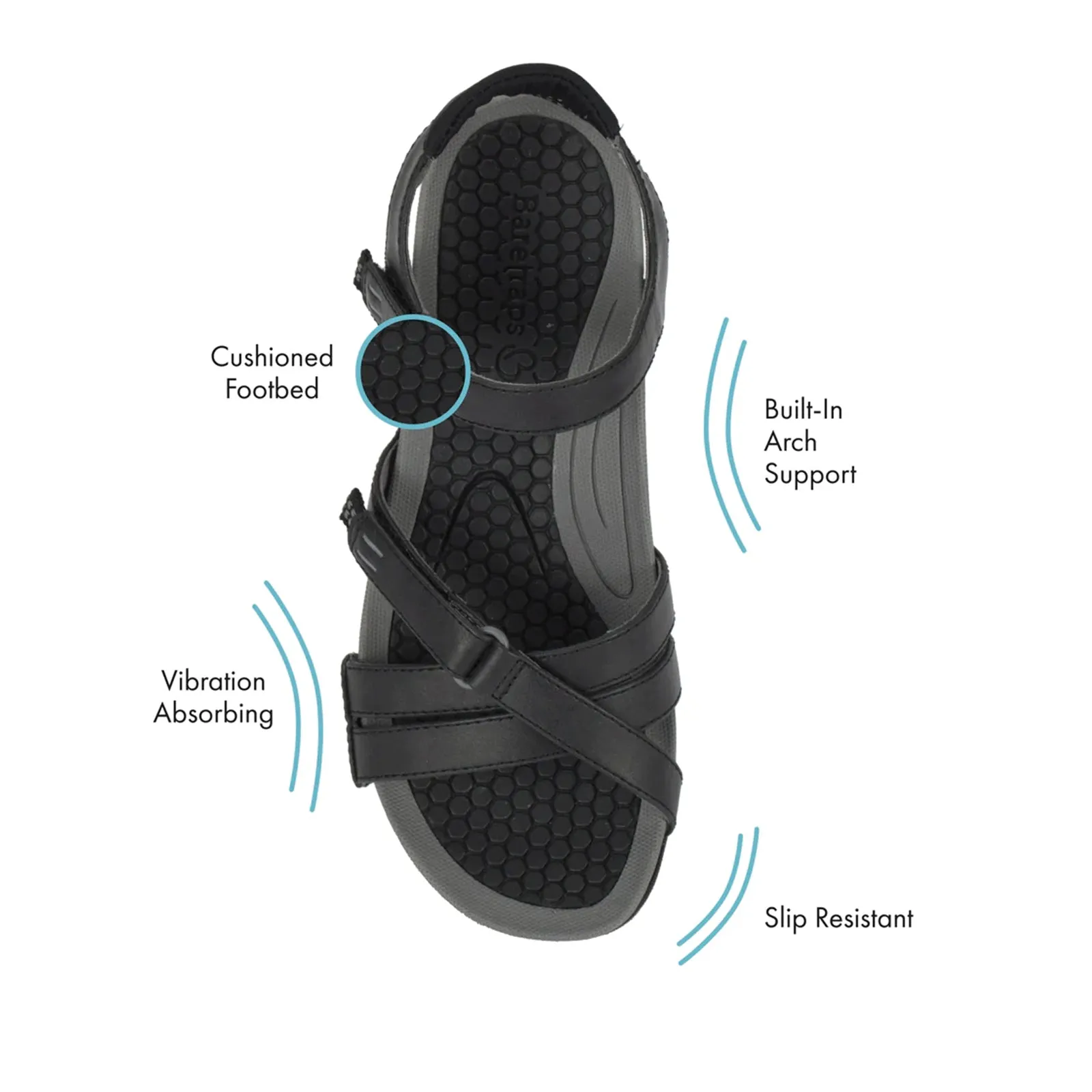 Women's Baretraps, Danny Sandal Casual Sandals Chic Travel Shoes