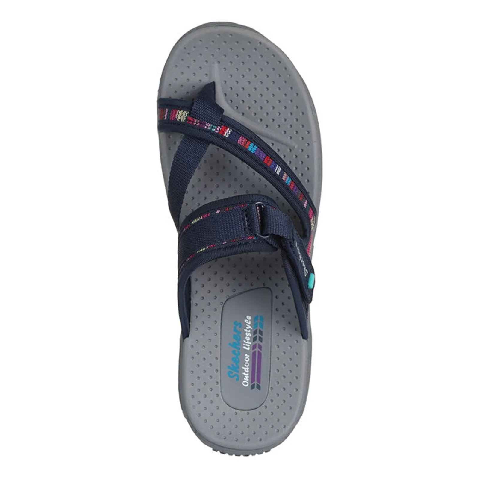 Criss Cross Straps Low Weight Women's Skechers, Reggae - Baja Sunrise Sandal
