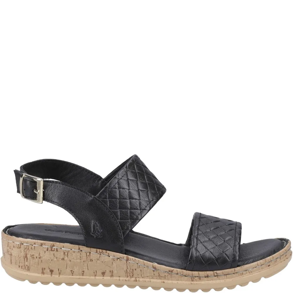Hush Puppies Ebony Wide Fit Sandal Rubber Outsole