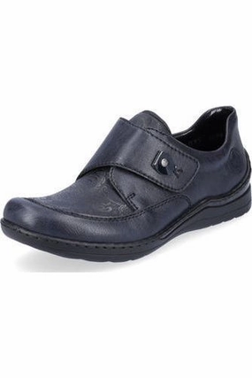 On The Move Durable materials Rieker Ladies Shoes 48951-14 Navy