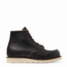 Fitness Enthusiast Red Wing 6-inch Classic Moc Boot Black Prairie