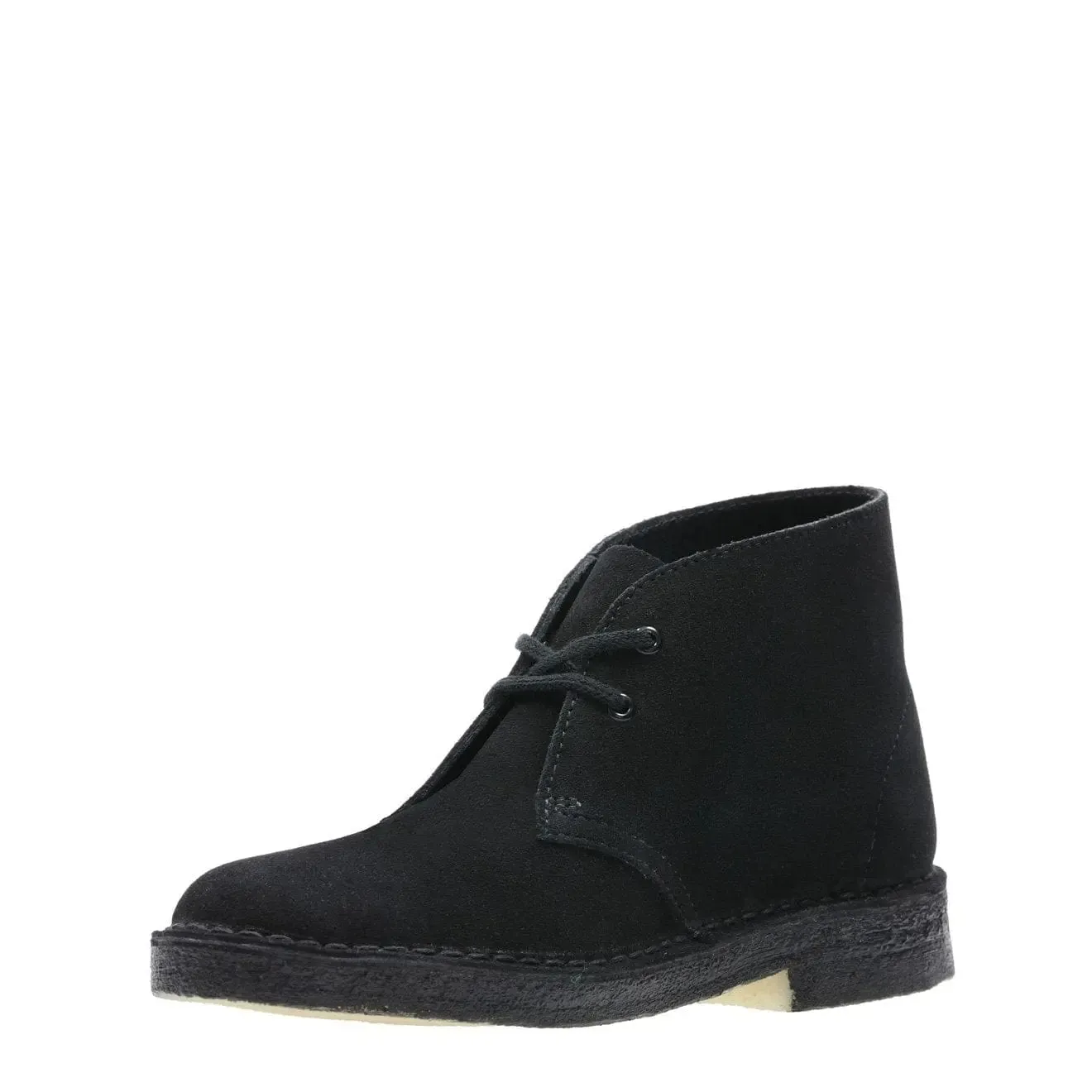 Casual Day Clarks Originals Womens Desert Boot Black Suede