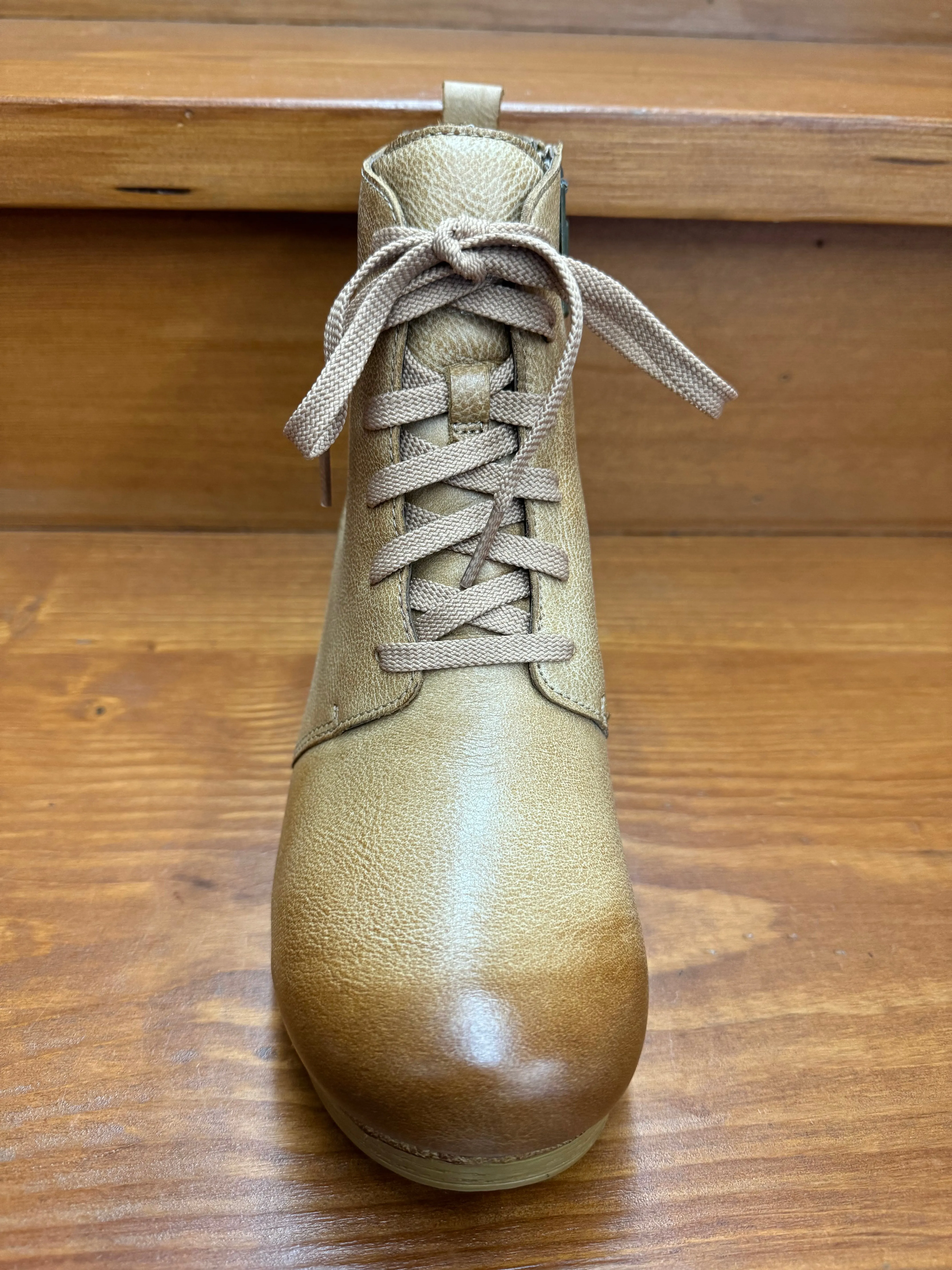 Dansko Sigourney Honey Distressed Stylish Footwear