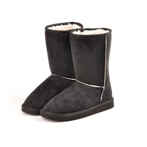 Fashion Women Winter Warm Mid calf Snow Cold Weather Boots Shoes Cougar Snow Boots