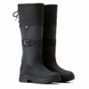 for people who want a padded tongue product Sporty Ariat Womens Langdale Waterproof Boot Charcoal