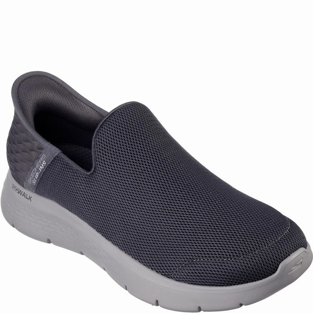 Zip Up Closure Skechers Go Walk Flex No Hands Shoes
